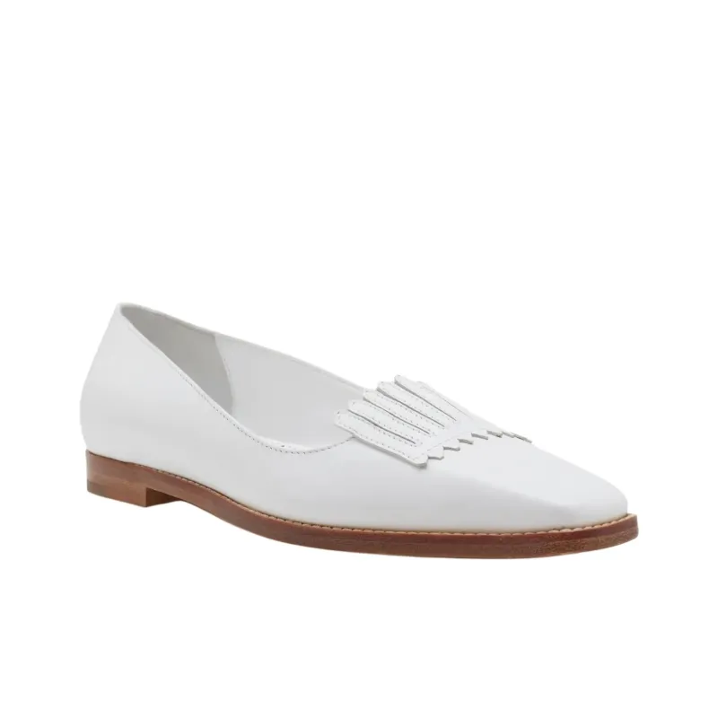 MANOLO BLAHNIK Pausaniasflat Casual Single Shoes Women's White-2