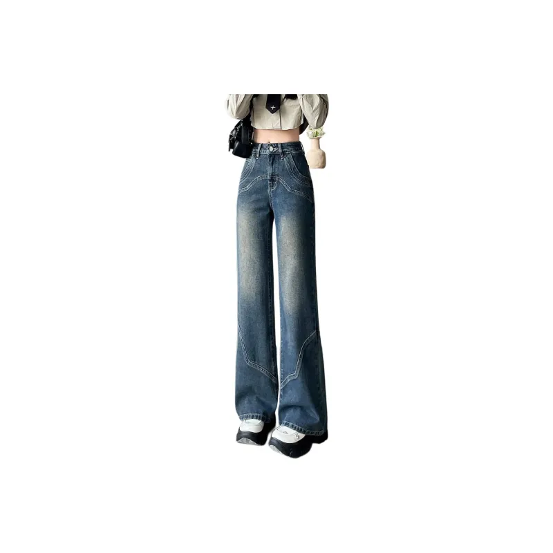 Tonlion Jeans Women's Blue Gray-0