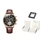 Rose Case Black Dial Brown Leather[Luxury Box]