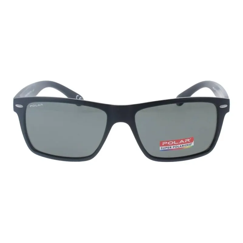 Polar Subject To Official Website Rectangular Sunglasses Unisex Black-0