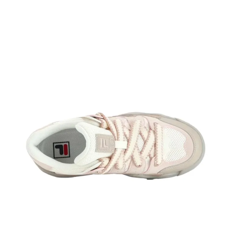 FILA Rosetta Anti Slip Wear Resistant Low Top Casual Shoes Women's Pink-2