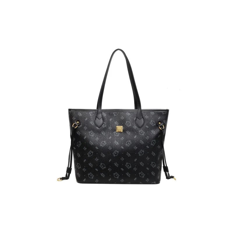 RIVMIND PU Tote Bag, Shoulder Bag Women's Multicolor-5
