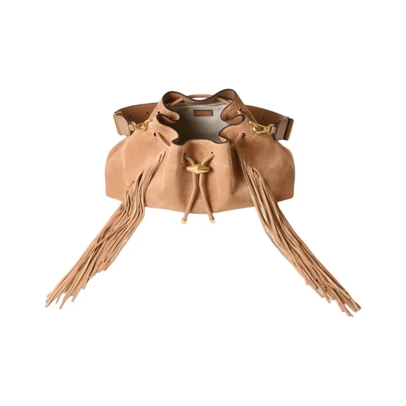 Jimmy Choo Suede Shoulder Bag Women's Toffee-3