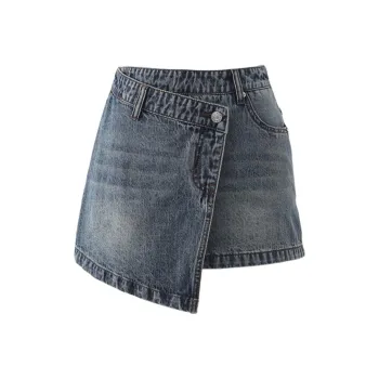 Kazakhstan Denim Short Skirts Women's