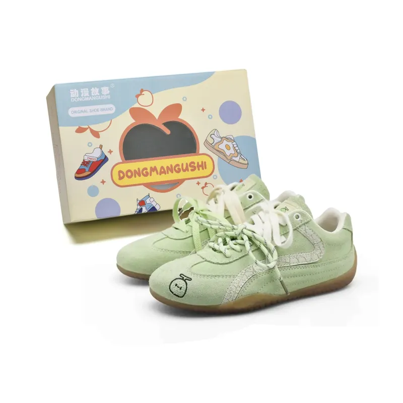 Anime Story Slip Resistant, Abrasion Resistant, Lightweight, Breathable Low Top Skateboard Shoes Women's-24