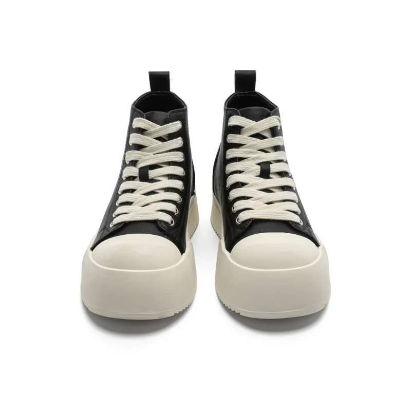 Dounkol Abrasion Resistant Skateboard Shoes Unisex Black-2