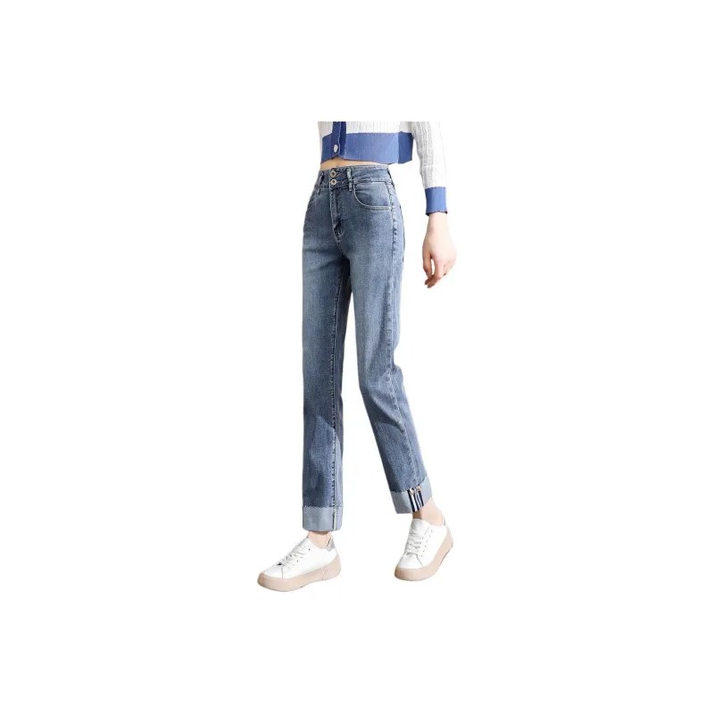 Tonlion Jeans Women's Medium Blue-0