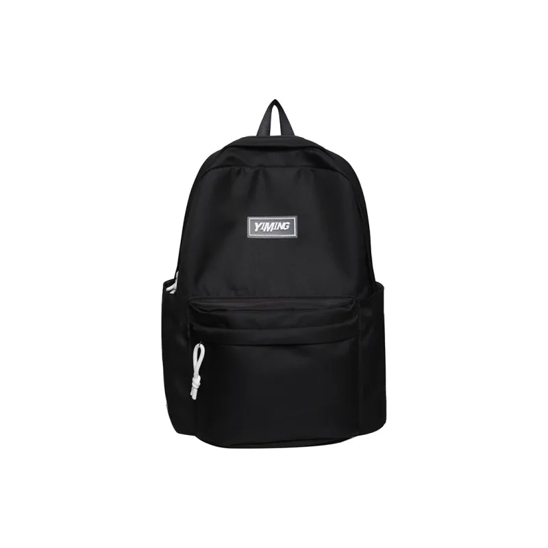Vack Nylon Backpack Unisex White/Black/Green/Blue/Pink-5