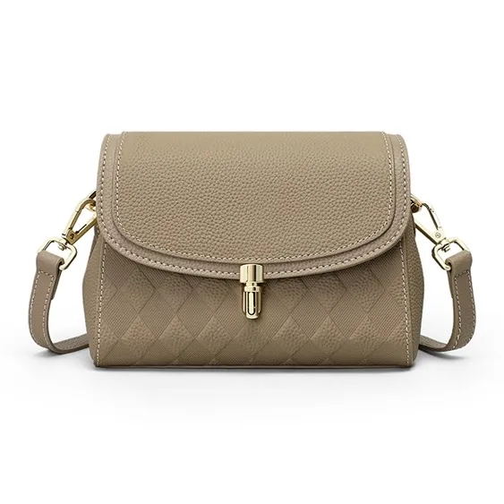 MILLIE'S Cow Leather Crossbody Bag, Shoulder Bag Regular Women's Khaki-5