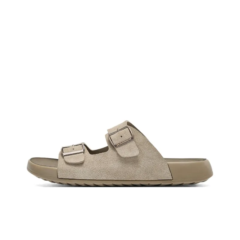 WARRIOR Slide Slippers Women's Khaki, Brown-0