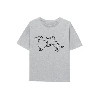 CHARM PICK T Shirts Women's Gray