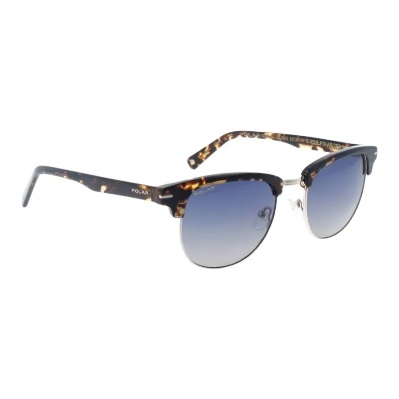 Polar Acetate Irregular Shape Sunglasses Unisex Black-1