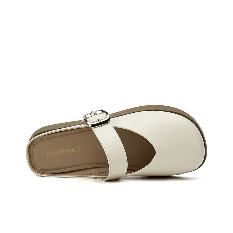 Rich Birds Rubber Sole Slip Resistant Closed Toe Slippers Women's-8