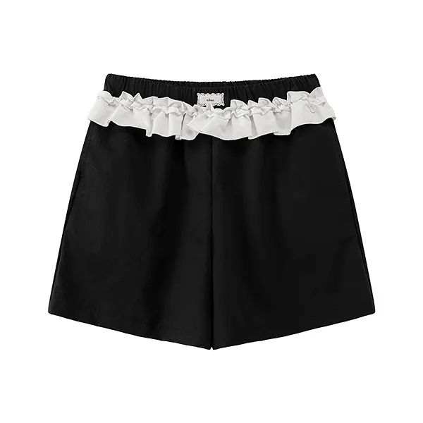 CHUU Casual Shorts Women's Black-0