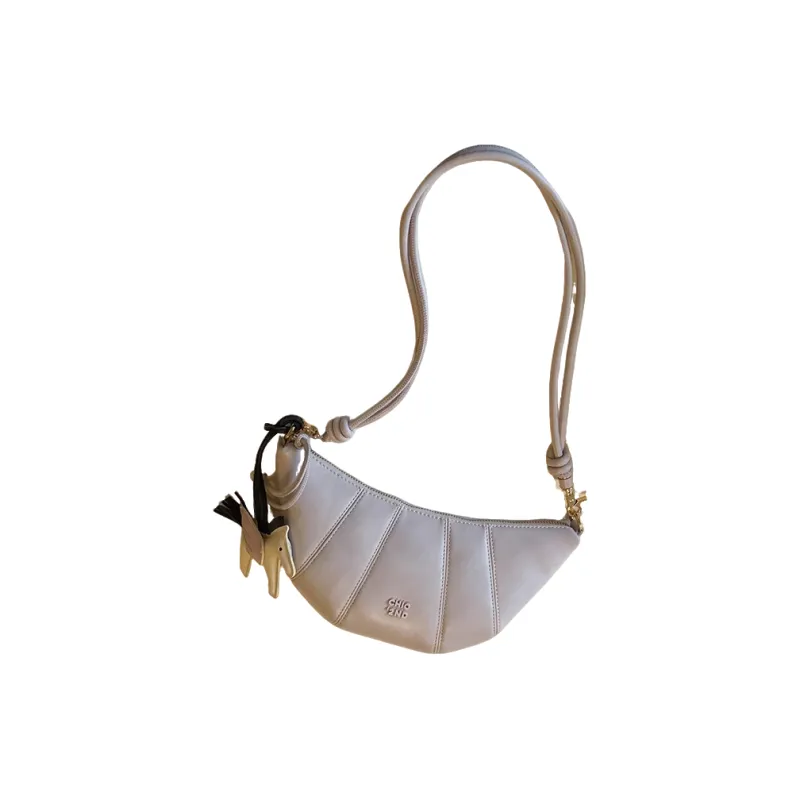PAYOT Synthetic Leather Crescent Boat Shoulder Bag Regular Women's Light Yellow/Mint Green/Light Purple-8