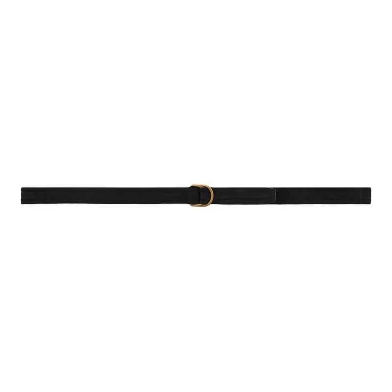 AMANI Cow Leather Belts Men's Black Width 3CM-1