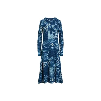 Polo Ralph Lauren Long Sleeved Dress Women's Indigo