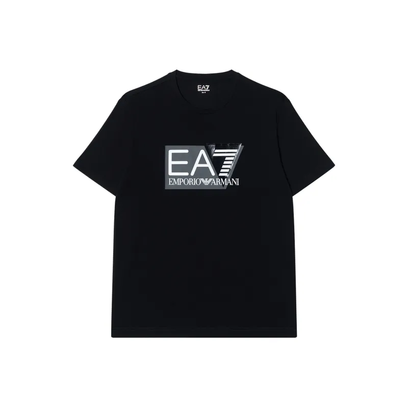 EMPORIO ARMANI Logo Printed Crewneck T Shirt-0