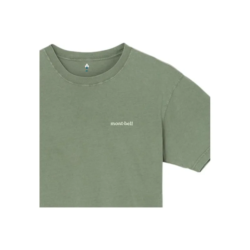 MONTBELL T Shirt Unisex Light Green-2