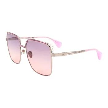 Vivienne Westwood Metal Square Sunglasses Men's Gold