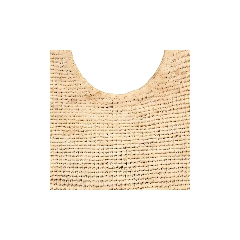 Staud Raffia Crescent Bag Handbag Tubas Women's Natural-3