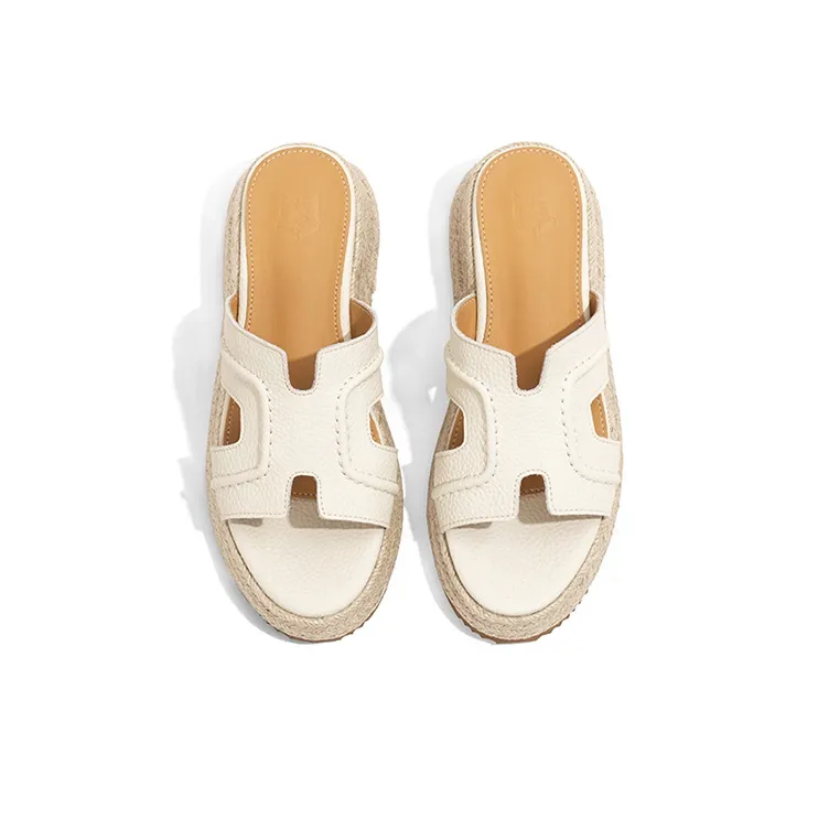 Old Meow Slide Slippers Women's Ecru-2