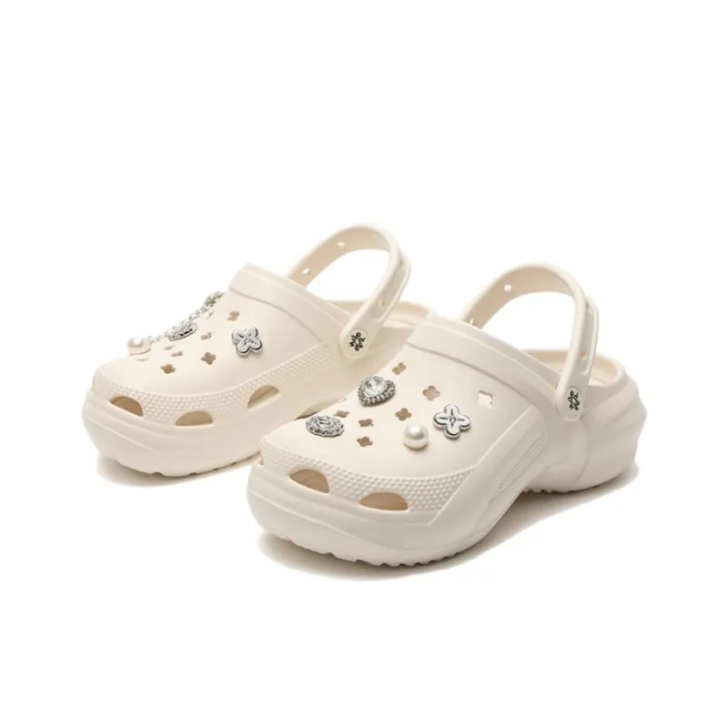 DAPHNE Perforated Door Collection Clogs Women's-7