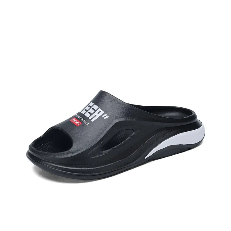 DEERWAY Odor Resistant, Abrasion Resistant Slide Slippers Men's-0