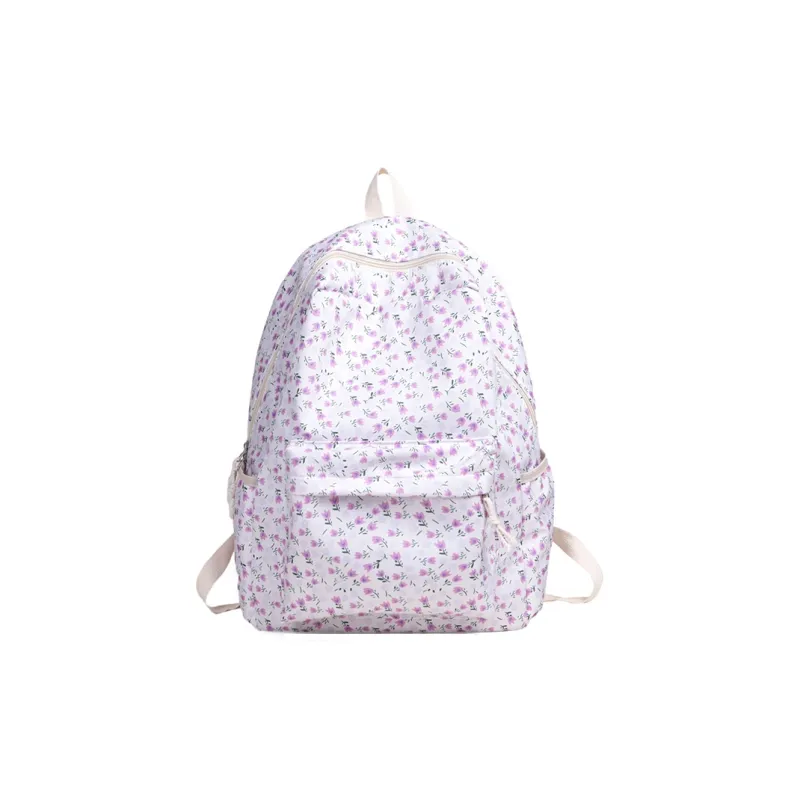 Vack Nylon Backpack Regular Unisex Black/Pink/Purple/Yellow-10