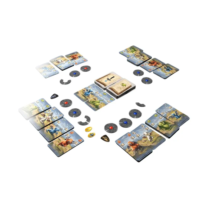 GP Dragon Guardian, A Chessboard Game Where Players Collect Dragon Cards. Board Games-1