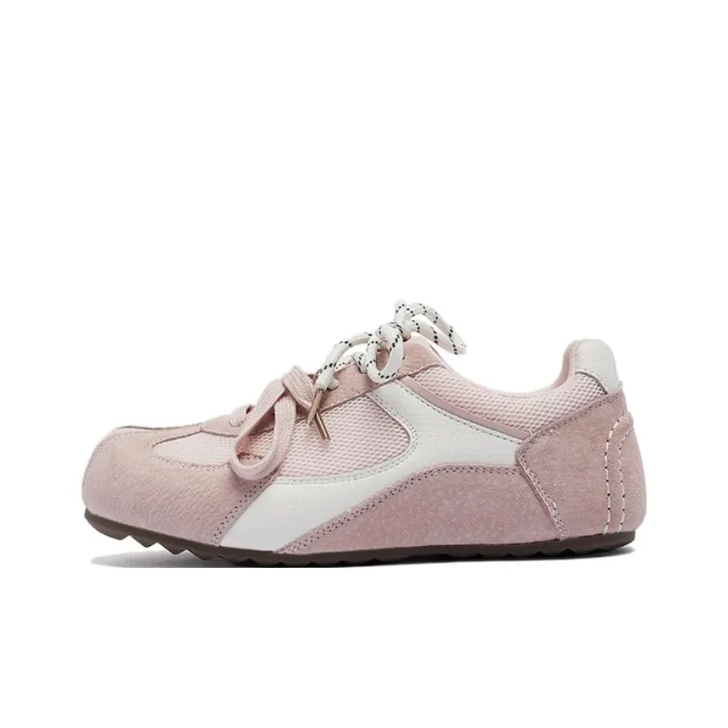 15 MINS Casual Shoes Women's Low Top Greige/Pink-7