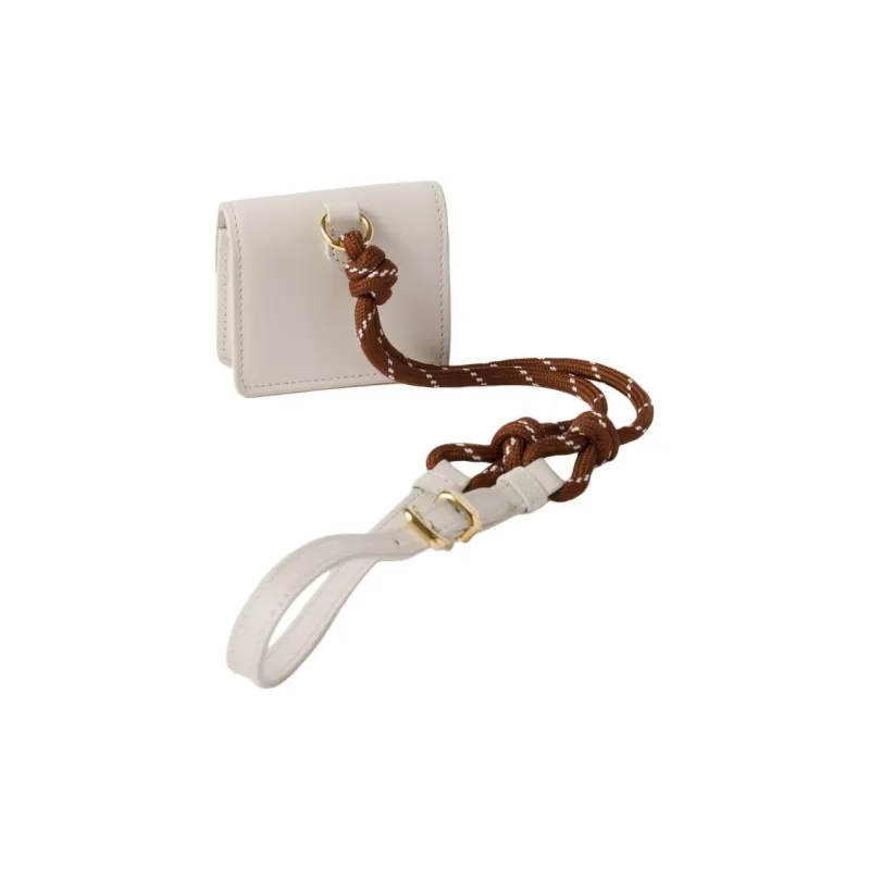 MIU MIU Leather Coin Purse Mini Women's Pink Mist White-1