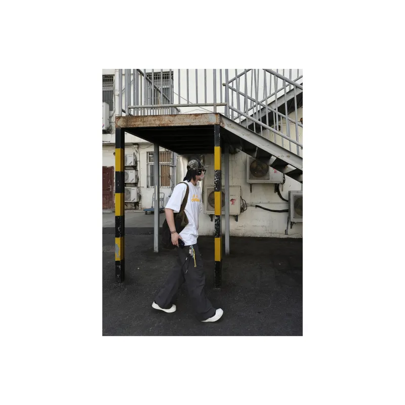 CORNILOT Cargo Pants Unisex Gray-6