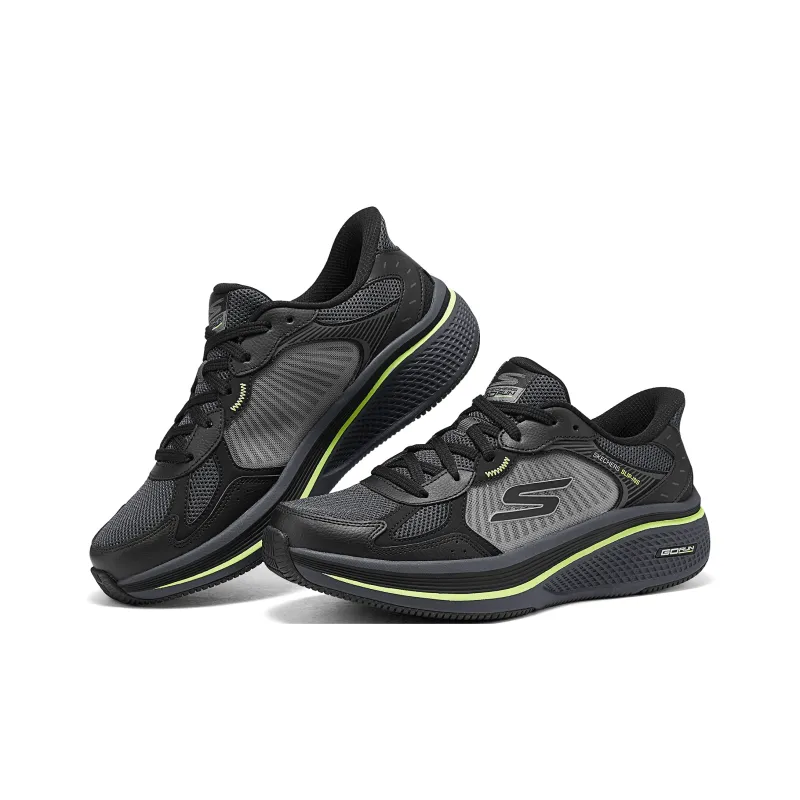 Skechers MEN'S GO Anti Slip Wear Resistant Low Top Casual Running Shoes Men's Black-3