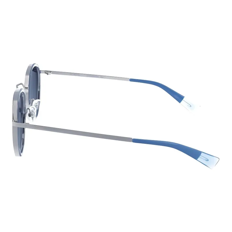 Mr Wonderful Metal Round Sunglasses Women's Transparent-2