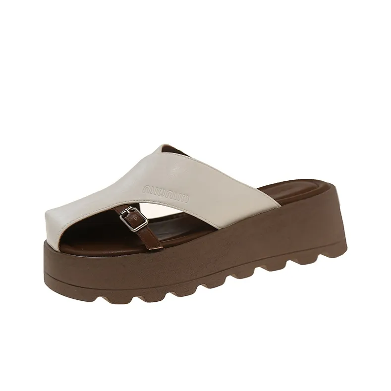 WUJI Rubber Sole Slip Resistant Abrasion Resistant Closed Toe Slippers Women's-0