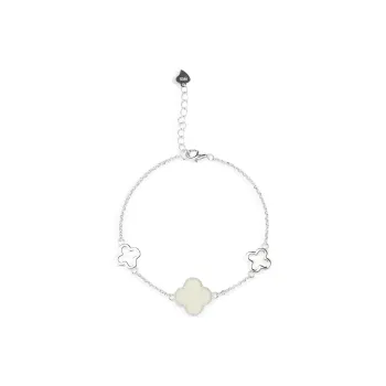CHINA GOLD Bracelets Pale Greenish White Jade Women's