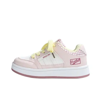 RENBEN Balance Height Increase Low Top Skateboard Shoes Women's Pink