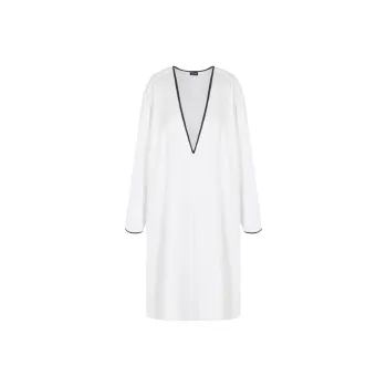 GIORGIO ARMANI Silk Satin Long Shirt