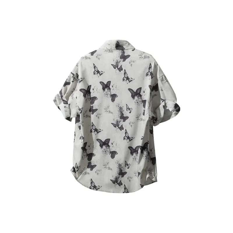 HOKLV Shirts Unisex Ink Butterfly Dancing Lightly-1
