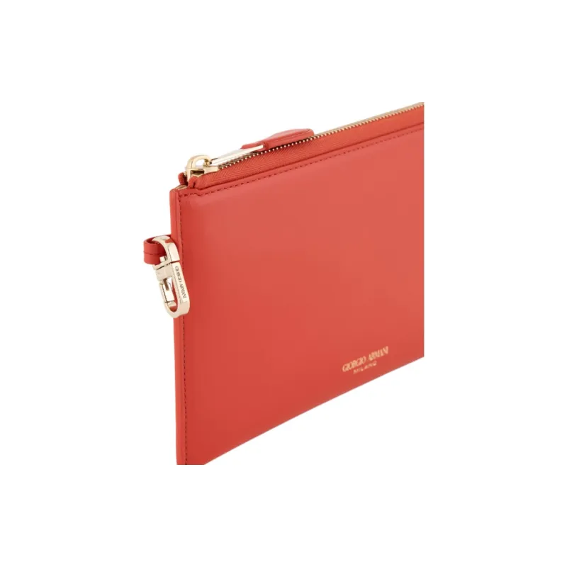 AMANI Cow Leather Wallet Women's Orange-3