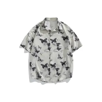 SIFLYTO Shirts Unisex Ink Butterfly Dancing Lightly