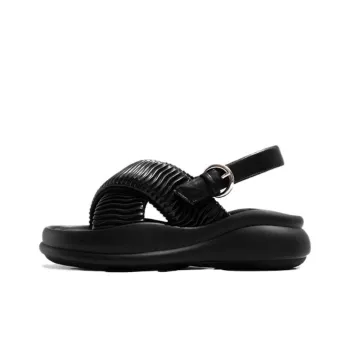 WUJI Rubber Sole Slip Resistant Abrasion Resistant Slide Slippers Women's