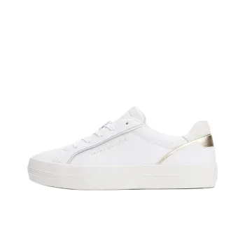 Tommy Hilfiger Trainers Low Top Skateboard Shoes Women's White