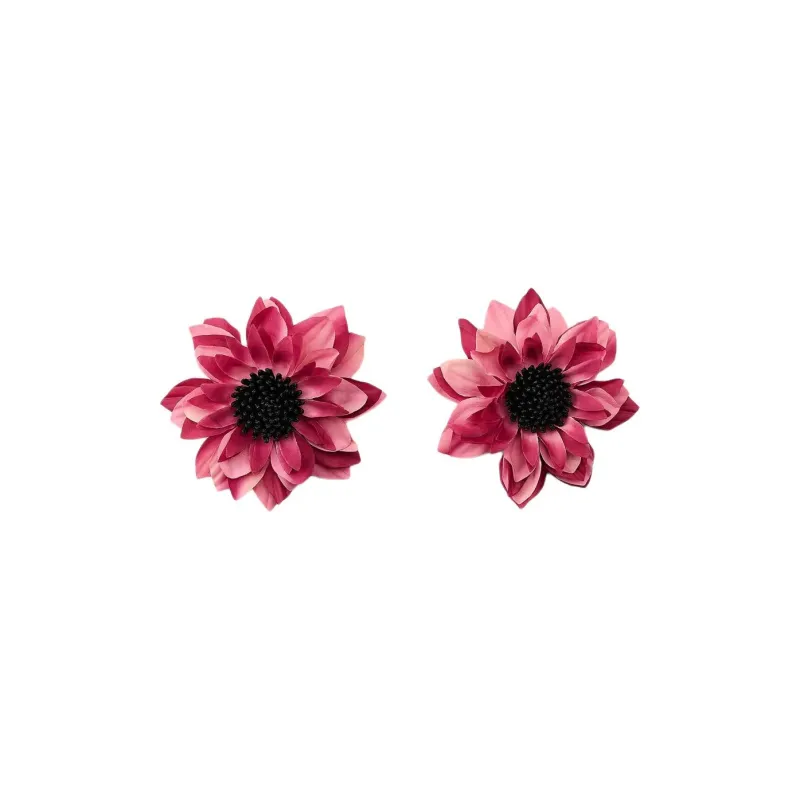 ZARA Polyester Earrings Women's Pink-0