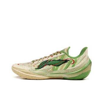 LiNing Blade 5 V2 Shock Absorbers Slip Resistant Breathable Low Top Basketball Shoes Men's Green