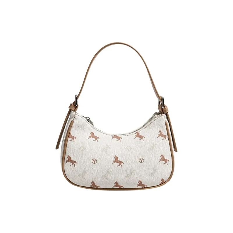 JANE KLAIN Synthetic Leather Shoulder Bag Regular Women's Lake Blue/Peach Pink/Mocha-9