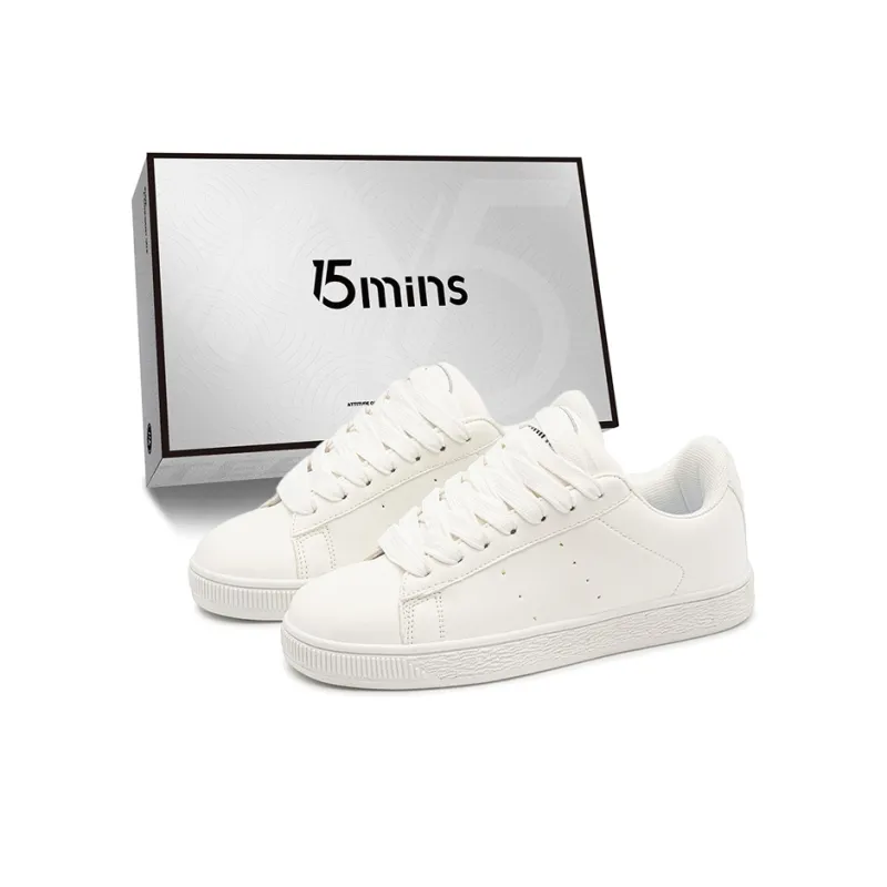 15 MINS Slip Resistant Shock Absorbers Low Top Skateboard Shoes Unisex-13