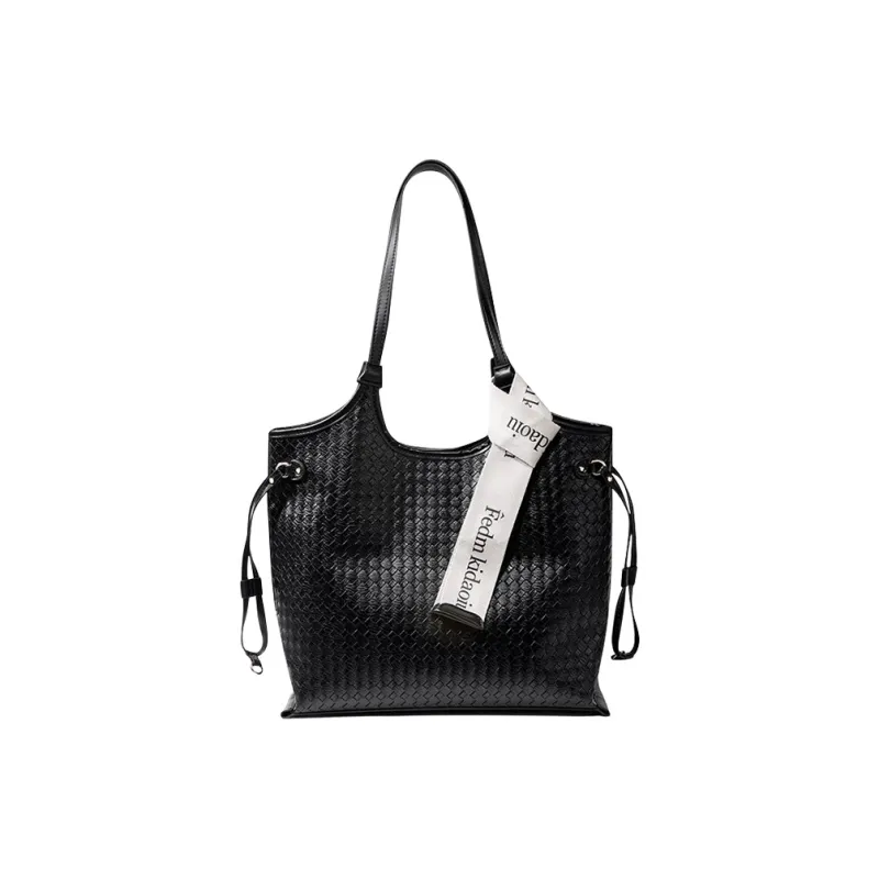 CLEVER& KETCH PU Tote Underarm Shoulder Bag Women's Black-0