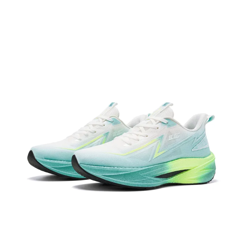 Jianjie Running Shoes Unisex Low Top White/Green/Black/Cyan-2